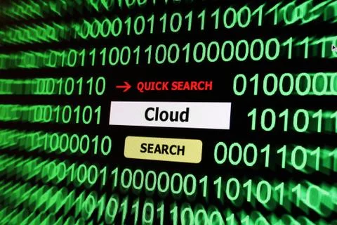 Cloud computing search イラスト素材