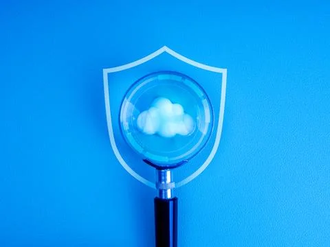 Cloud computing secure management technology, cybersecurity data system sto.. Stock Photos