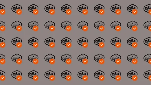 Cloud Computing Security and Data Protection Icon Pattern. Stock Footage 325383337