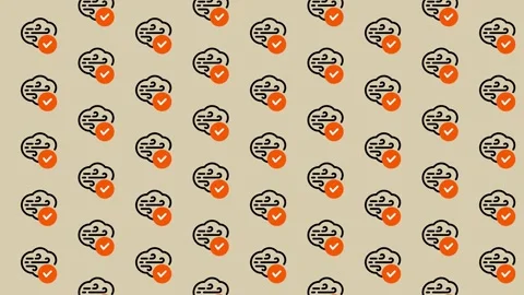 Cloud Computing Security and Data Protection Seamless Pattern. Stock Footage 325383354