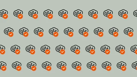 Cloud Computing Security and Data Protection Seamless Pattern. Stock Footage 325383367