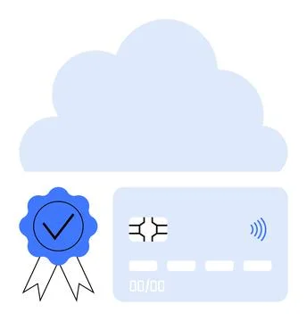 Cloud Computing Security with Certified Digital Payment Solutions イラスト素材