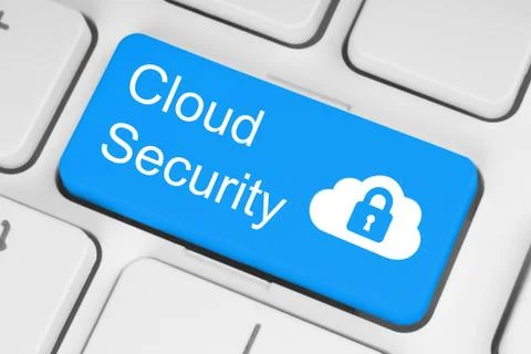 Cloud computing security concept Stock Photos