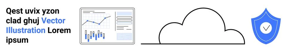 Cloud Computing Security, Data Analytics, and Secure Cloud Storage イラスト素材