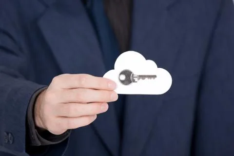 Cloud computing security Stock Photos