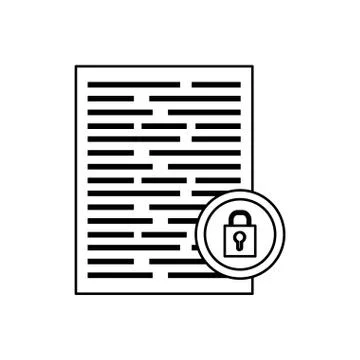 Cloud computing security system Stock Illustration