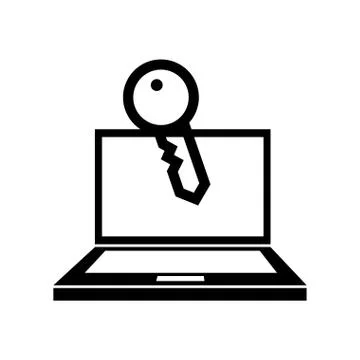 Cloud computing security system 스톡 일러스트