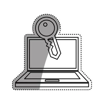 Cloud computing security system 스톡 일러스트