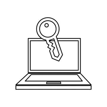 Cloud computing security system 스톡 일러스트