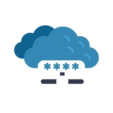 Cloud computing security system protecting data with password イラスト素材