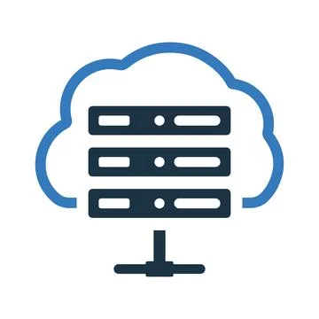 Cloud, computing, server icon. Simple editable vector illustration. 스톡 일러스트
