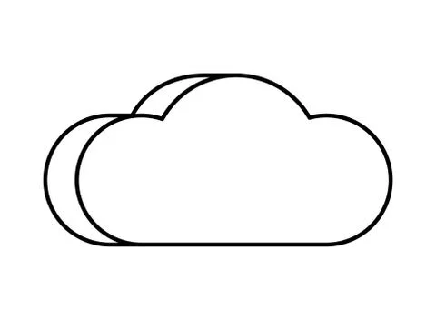 Cloud computing server technology icon イラスト素材