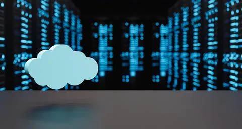 Cloud computing servers Stock-Fotos