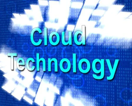 Cloud computing showing computer network and connectivity Stock Illustration
