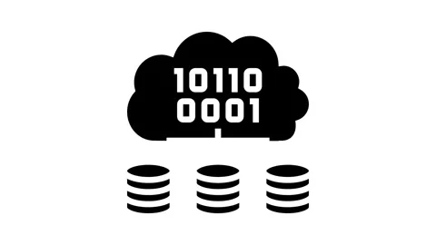 Cloud computing software glyph icon animation Stock Footage 326152010