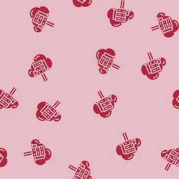 Cloud computing software glyph vector seamless pattern 스톡 일러스트