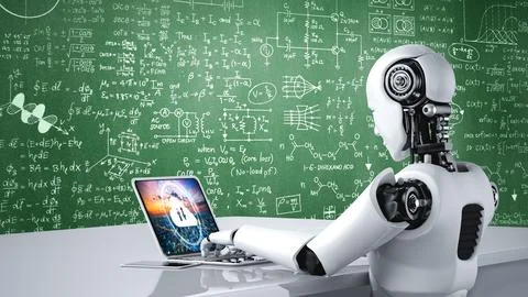 Cloud computing software for modish remote work Illustrazione stock