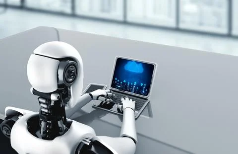 Cloud computing software for modish remote work 写真素材