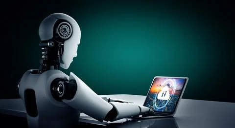 Cloud computing software for modish remote work 写真素材