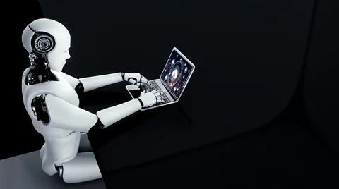 Cloud computing software for modish remote work 写真素材