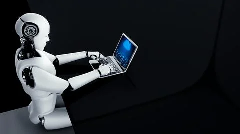 Cloud computing software for modish remote work 写真素材