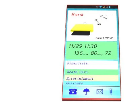 Cloud computing storage, applications Stock Illustration