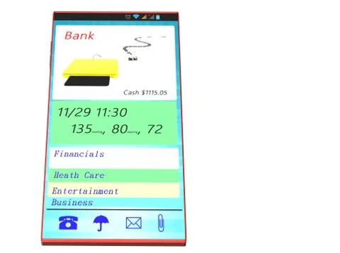 Cloud computing storage, applications Stock Illustration