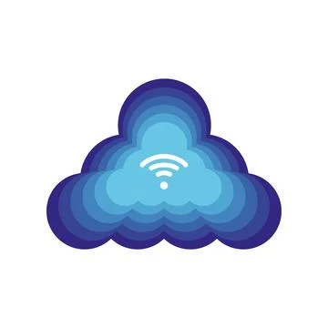 Cloud computing storage 스톡 일러스트