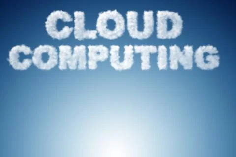 Cloud computing storage in IT concept イラスト素材