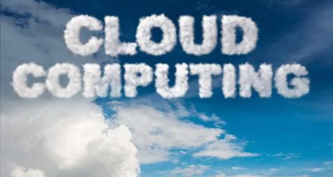 Cloud computing storage in IT concept 스톡 일러스트