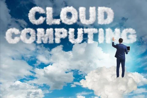 Cloud computing storage in IT concept Stock Photos
