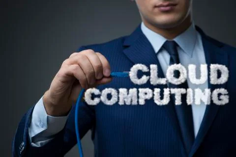 Cloud computing storage in IT concept Stock Photos