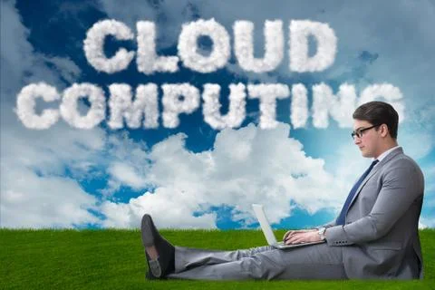 Cloud computing storage in IT concept Stock Photos