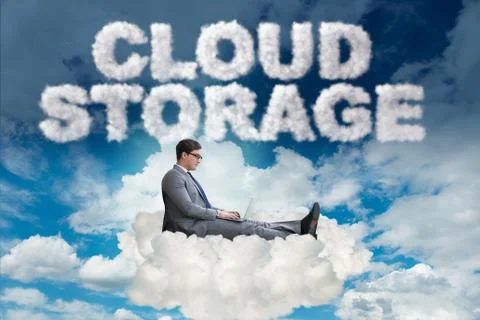 Cloud computing storage in IT concept 스톡 사진