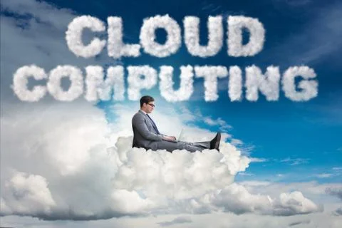 Cloud computing storage in IT concept 写真素材