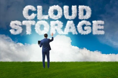 Cloud computing storage in IT concept Foto stock