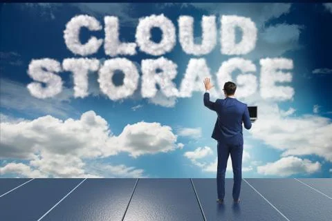 Cloud computing storage in IT concept Foto stock