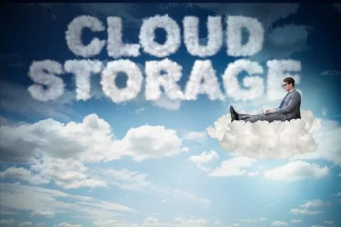 Cloud computing storage in IT concept Stock Photos