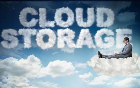 Cloud computing storage in IT concept Stock Photos