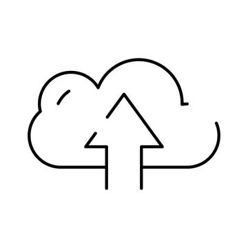 Cloud computing storing data synchronizing server storage 库存插图