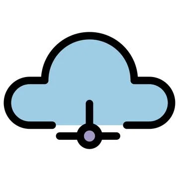 Cloud computing symbol - Cloud computing, cloud infrastructure, technology and イラスト素材