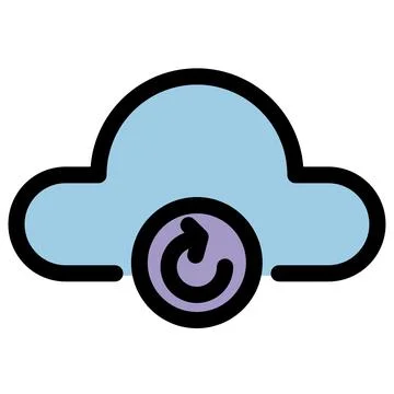 Cloud computing symbol - Cloud computing, cloud infrastructure, technology and イラスト素材