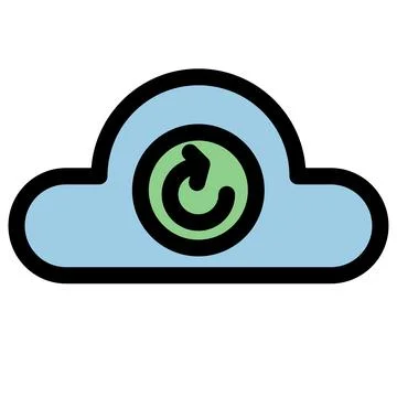 Cloud computing symbol - Cloud computing, cloud infrastructure, technology and イラスト素材