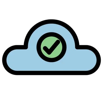 Cloud computing symbol - Cloud computing, cloud infrastructure, technology and イラスト素材