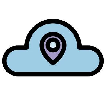 Cloud computing symbol - Cloud computing, cloud infrastructure, technology and イラスト素材