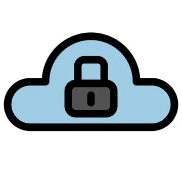 Cloud computing symbol - Cloud computing, cloud infrastructure, technology and イラスト素材