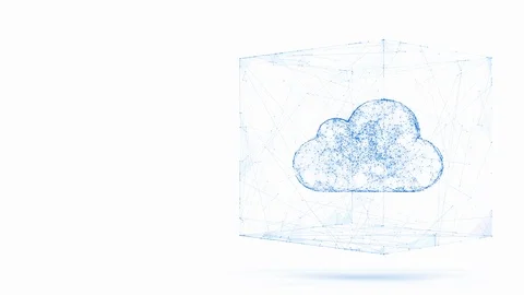 Cloud computing symbol Stock Footage 93737849