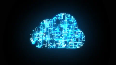 Cloud computing, symbol of global technology and cloud services Stock Footage 186673900