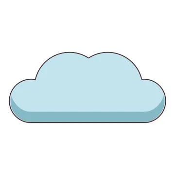 Cloud computing symbol Stock Illustration