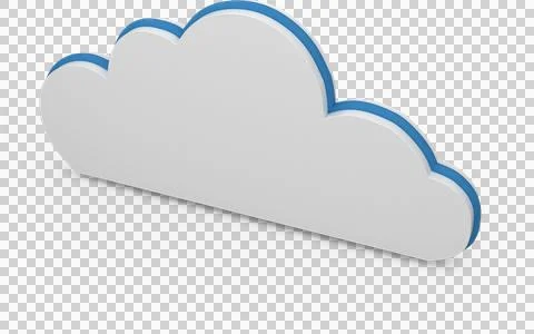 Cloud computing symbol Foto stock